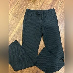 The Limited Black Striped Trousers. Drew Fit 4